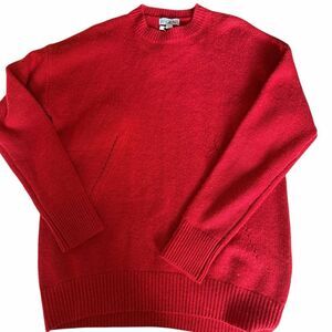 Argent Oversized Sweater in Wool/Cashmere S Red